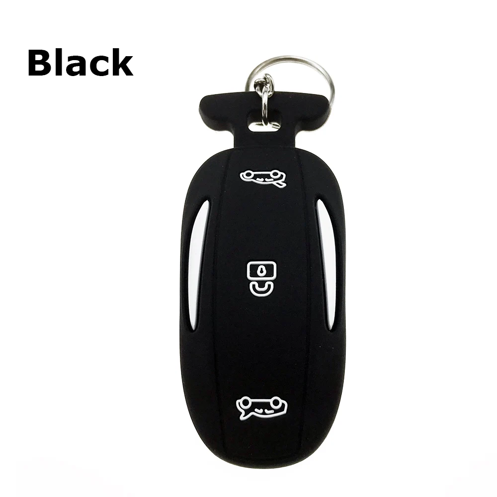 Силиконовый чехол для ключей Tesla Model X автомобильный Стильный аксессуары