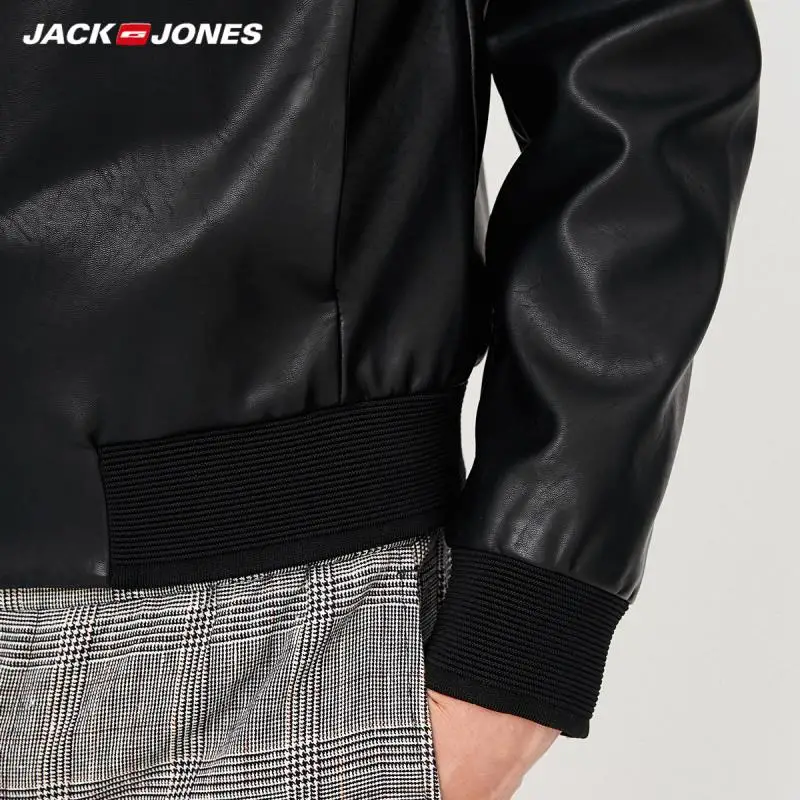 JackJones осень мужская трендовая Повседневная куртка на молнии с длинным рукавом