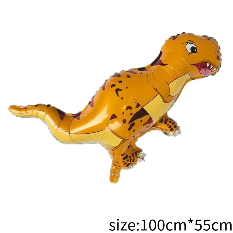 Dinosaur 11 1 шт. гигантский динозавр фольгированный Шар Детские воздушные шарики в виде животных Динозавр день рождения для детей мир Юрского периода украшения шар - Цвет: Dinosaur 11