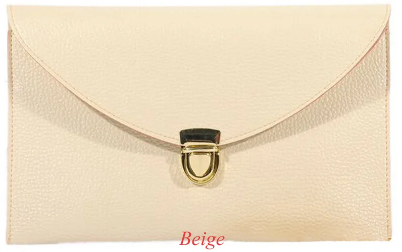 Fashion synthetic Leather Women Evening Handbag Lady Envelop Clutch Shoulder Messenger Tote Chain Bag Purse Mortise Lock | Багаж и сумки