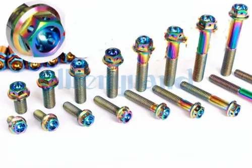 Винты С Титановым фланцем для мотоцикла 4 дюйма M6 M8 GR5|bolts hex|screw screwbolt screw |