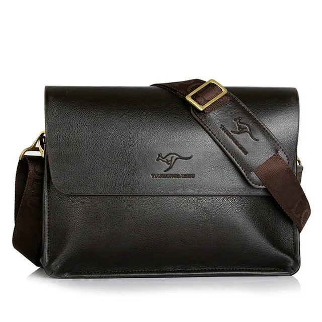 Brown 28x6.5x18.5cm Мужская сумка из натуральной кожи, модная кожаная сумка через плечо, мужские сумки-мессенджеры, повседневные дизайнерские сумки, мужские сумки - Цвет: Brown 28x6.5x18.5cm
