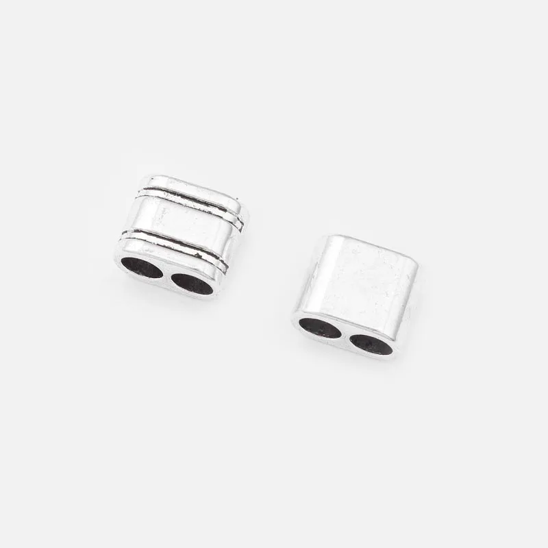 10 шт. разделители для кожаного шнура 5 мм|spacer bolts|charms girlcharm |