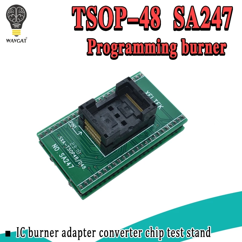 Высококачественный адаптер TSOP48 к DIP48 тестовый разъем шаг 0 5 мм для RT809F RT809H и USB