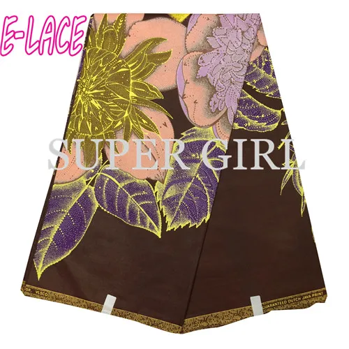 Анкара Африканский воск набойки | хлопчатобумажная ткань Африканская мода 6