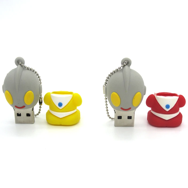 Милая Флешка в форме героя мультика Ultraman USB флэш накопитель Супермен 64 ГБ 8 16 32 4