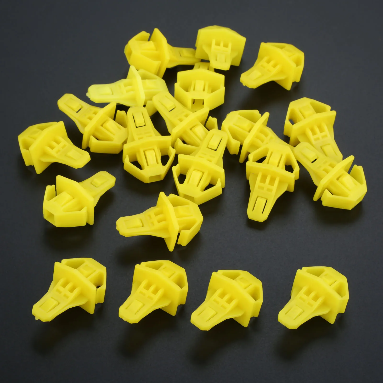 20 шт. пластиковые заклепки крепежные зажимы для решетки радиатора автомобиля