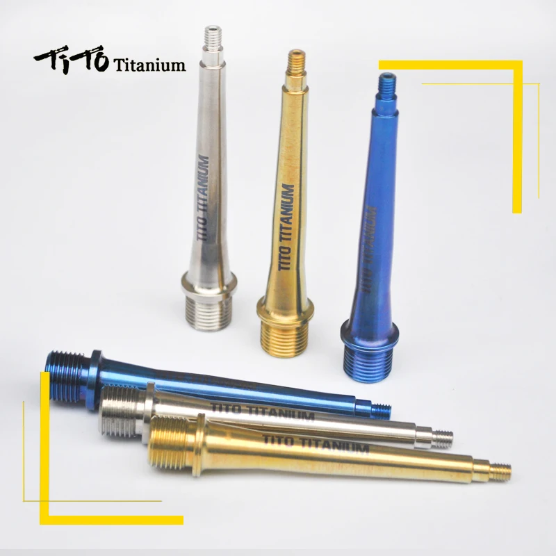 Двойные педали для дорожного велосипеда Тито легкие и прочные из титанового