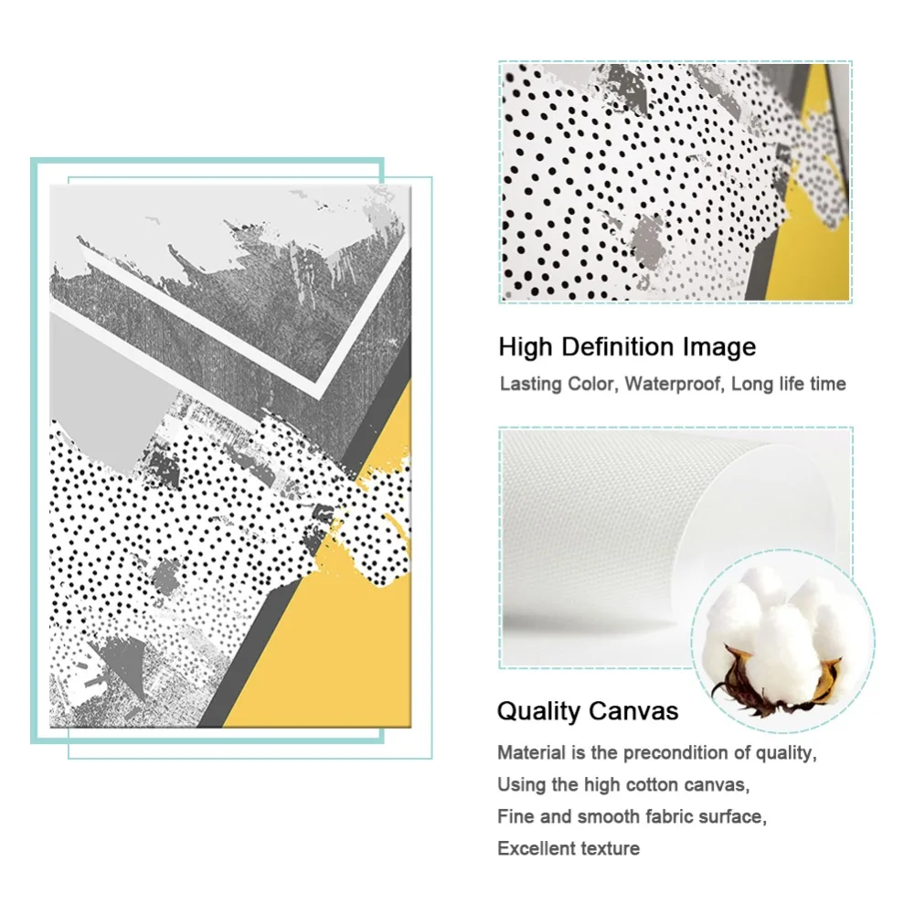 WARMSUN Зебра полосы скандинавские абстрактные холст живопись Современные