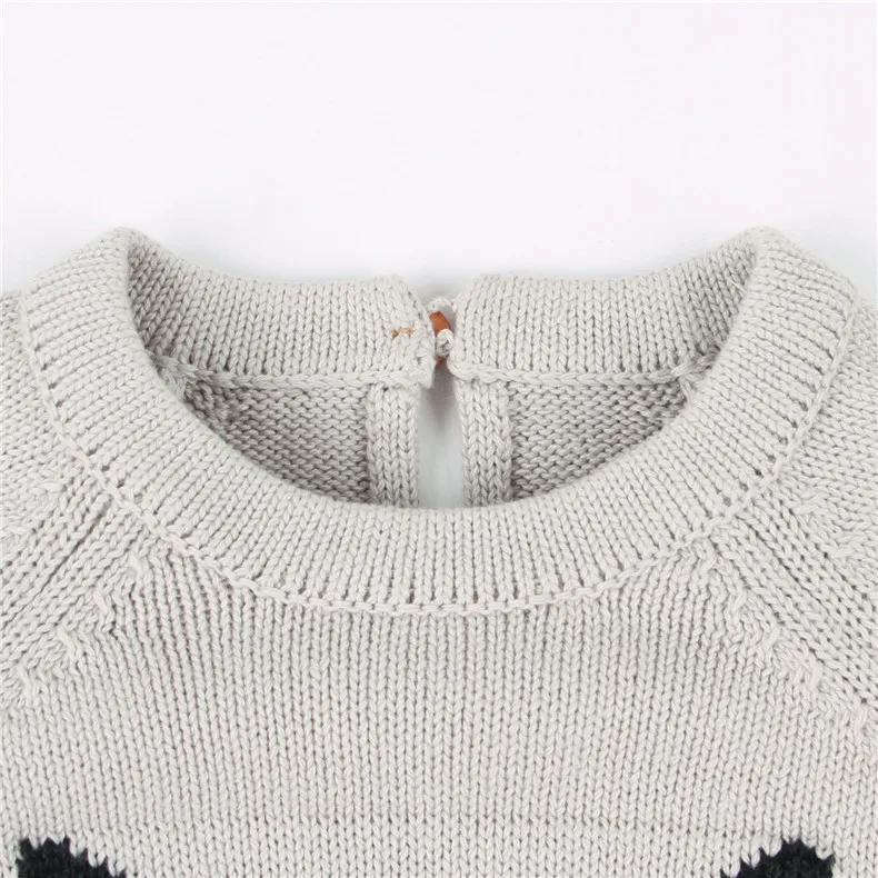 Одежда для новорожденных; Bebes Bodysuit Весенняя одежа для малышей, комплекты для девочек Забавный комбинезон в виде животных лиса вязаный свитер для маленьких мальчиков Боди Топы с длинными рукавами, детская одежда