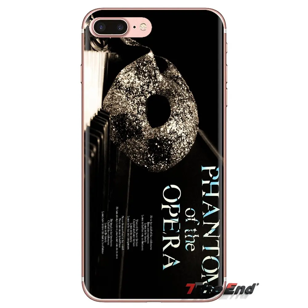 Силиконовый чехол для телефона Phantom of The Opera Love Mask iPod Touch Apple iPhone 4 4S 5 5S SE 5C 6 6S 7 8 X XR XS