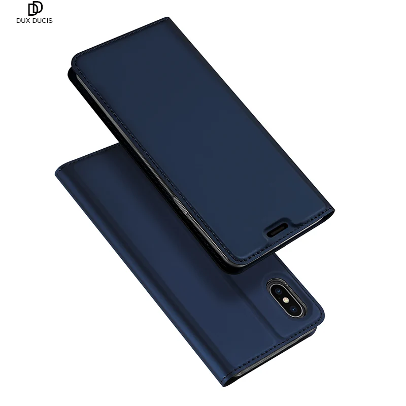 DUX DUCIS чехол для iPhone XS Max с откидной подставкой из искусственной кожи XR X | Мобильные