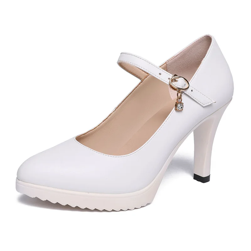 New silver high-heeled shoes with waterproof platform pointed wedding model catwalk cheongsam single women | Обувь