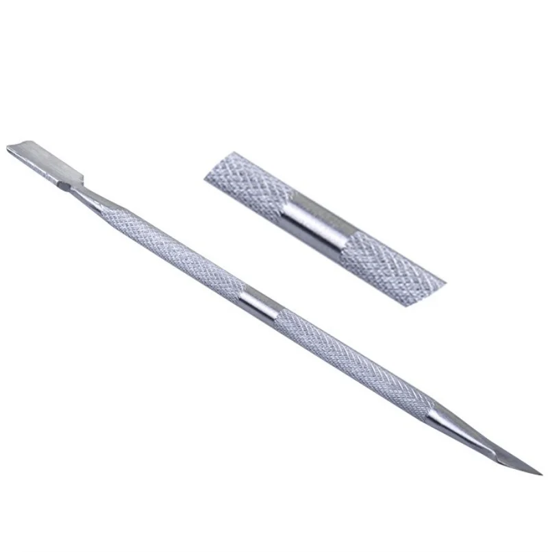 New Nail Art tools Stainless Steel Essential Cuticle 2 Way Spoon Pusher Pedicure Manicure Gift / by DHL 200pcs | Красота и здоровье
