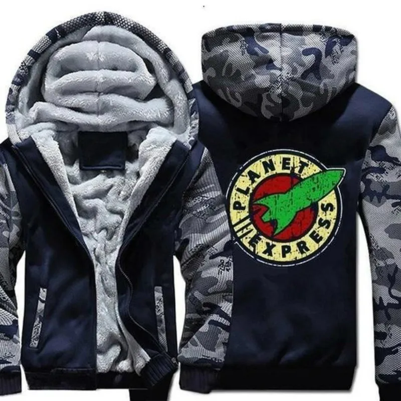 

Winter Fleece fashion Jacket Men Women Planet Thicken Zipper warm Drop shipping Europe Size Coat Wool windproof Hooded Jackets