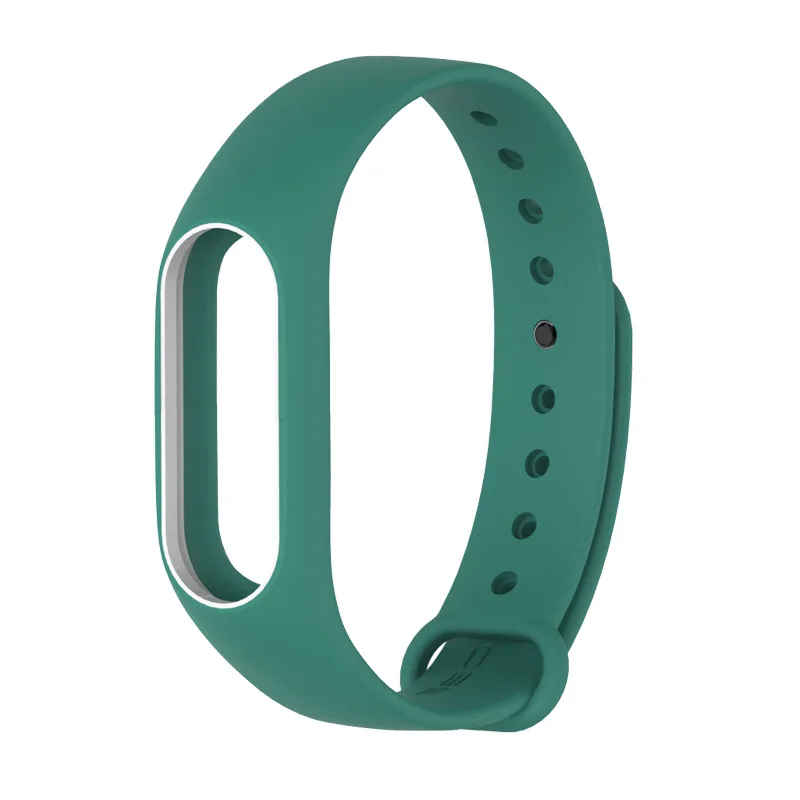 Двойной цвет mi band 2 аксессуары pulseira mi band 2 ремешок сменный силиконовый ремешок для xiaomi mi2 умный Браслет - Цвет ремешка: 11