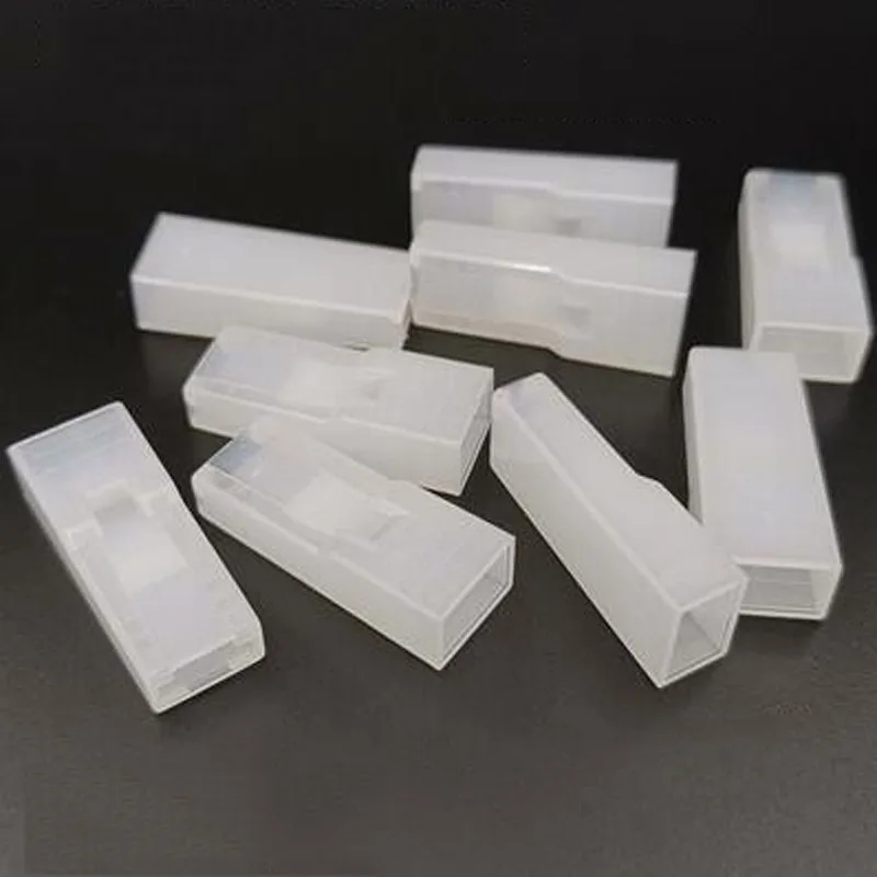 50 шт 6 3/4 8/2 8 вилка весенняя куртка белая жесткая литой корпус оболочка Прозрачный