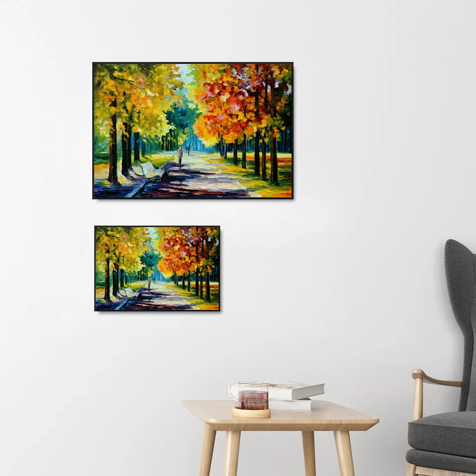 Boulevard Abstract Print Canvas Poster Oil Painting Wall Art Pictures For Living Room Home Decor L090 | Дом и сад