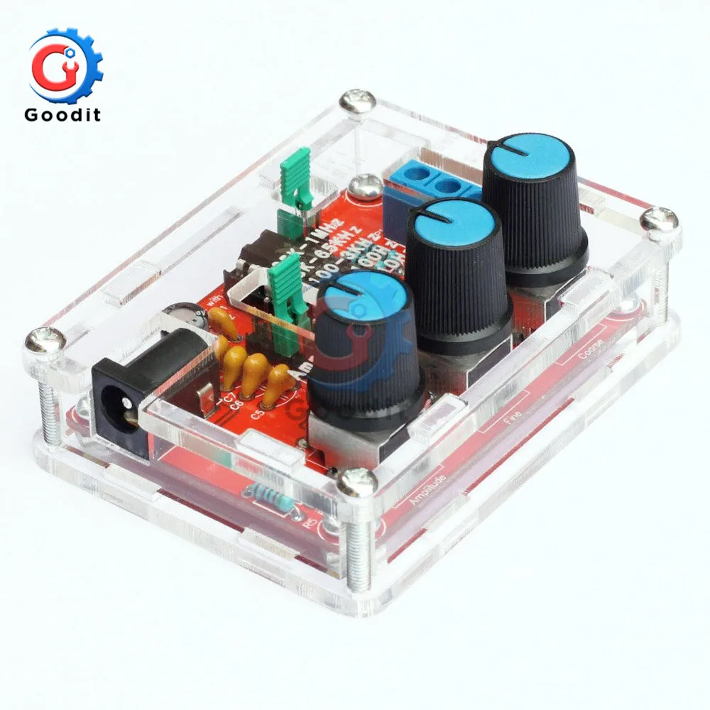1 Гц-1 МГц XR2206 функция генератор сигналов DIY Kit синус/треугольник/квадратный выход генератор сигналов Регулируемая амплитуда частоты