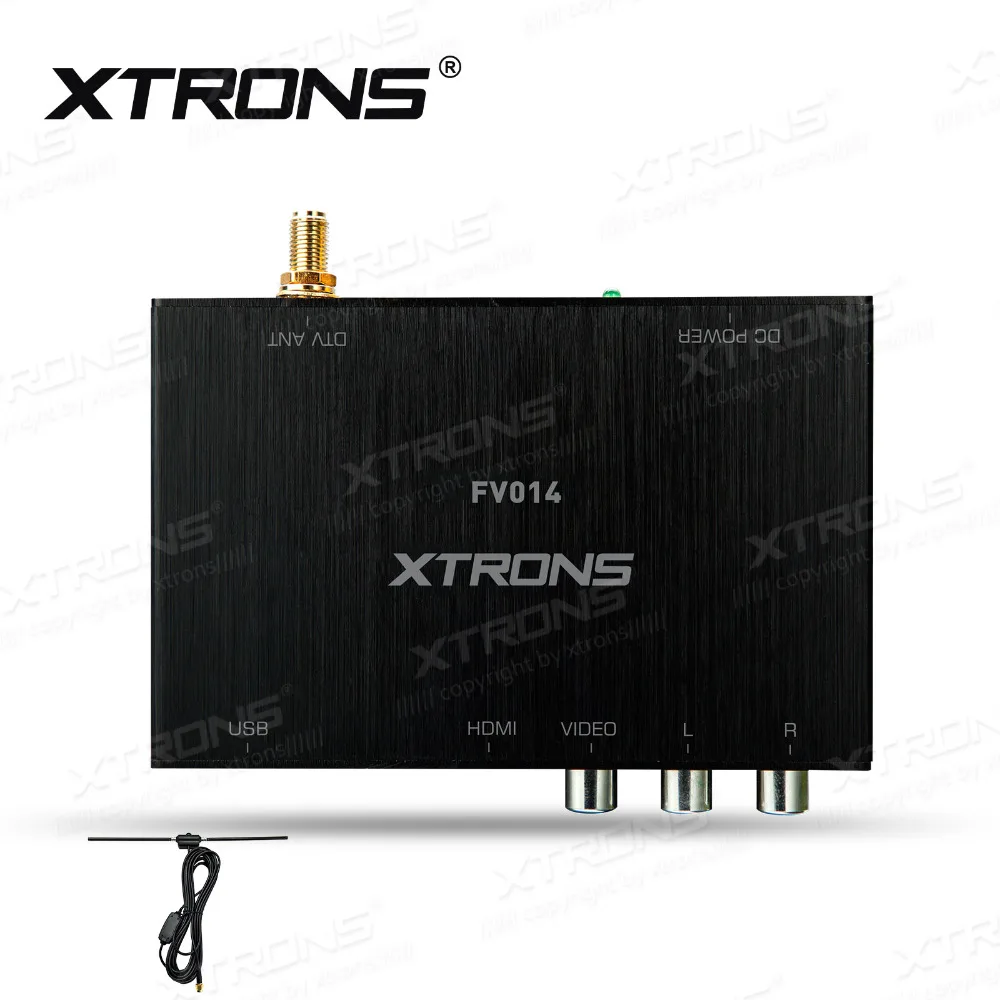 XTRONS FV014/Автомобильный цифровой DVB T/T2 Freeview ТВ тюнер/тройной