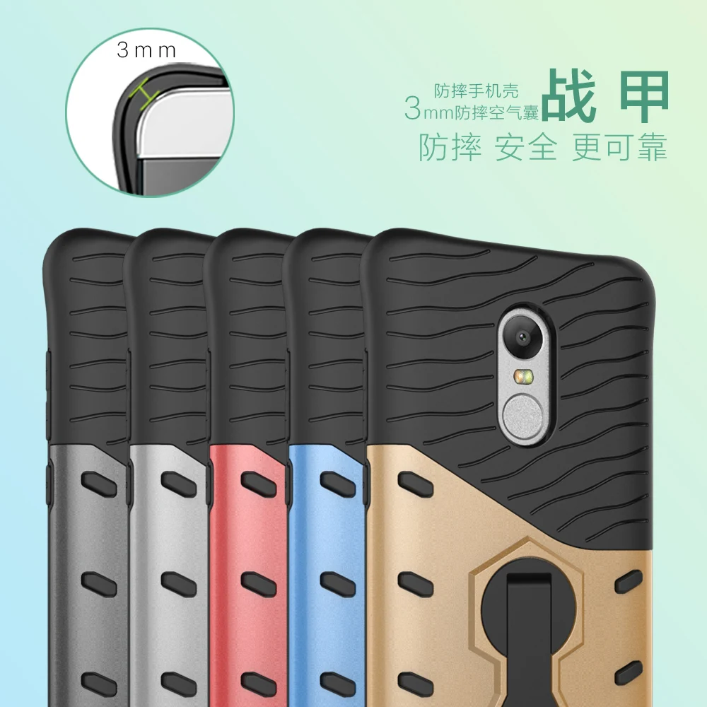 Для Xiaomi Redmi Note 4 4X Case Heyqie 360 Градусов Вращения Броня Kickstand PC + TPU Телефон Обложка |