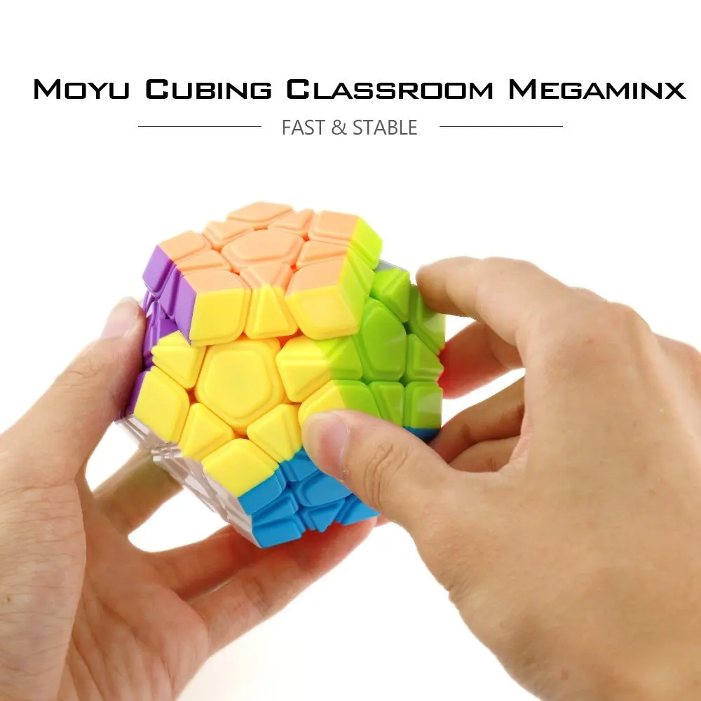 D FantiX Cubing куб додекаэдра Moyu Mofang Jiaoshi 3x3 магический головоломка развивающие