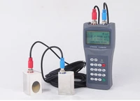 handle ultrasonic flow meter with small bracket sensor dn15dn100 test range lcd display liquid flowmeter