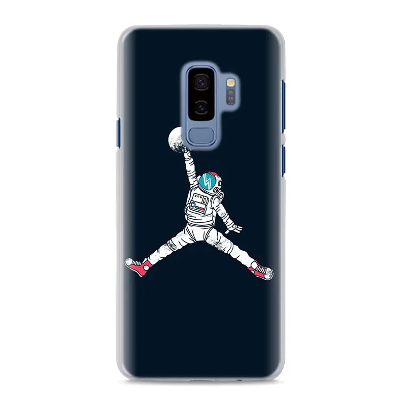 Пространство баскетбольный Бросок в Кольцо телефон чехлы для samsung Galaxy S10e S10 S8 S9 плюс M10 M20 M30 A50 S6 S7 края Жесткий Чехол