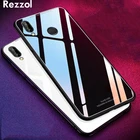 Чехол Rezzol для Huawei P Smart Z, закаленное стекло, силиконовая рамка, жесткая задняя крышка для Huawei Y9 Prime 2019 9X Premium Y9S, чехол