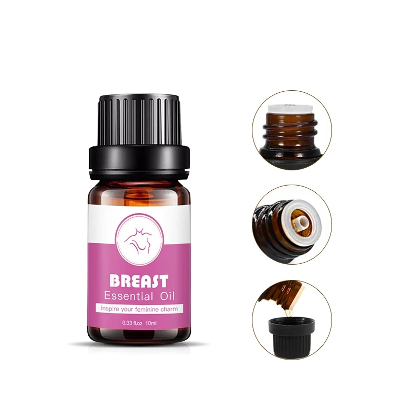 10ml Plant Essence Women's Chest Massage Essential Oils Health Care Remove Fat Good Use | Красота и здоровье