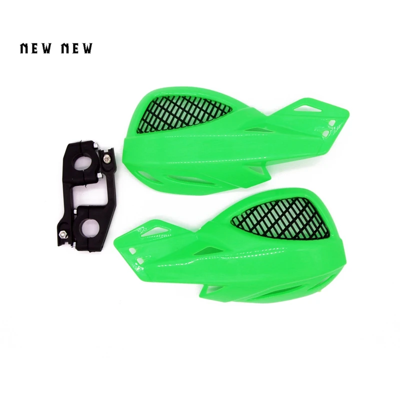 Зеленый 7/" рукавицы на руль, рукоятки для мотоцикла, Байк ATV KX DR CR 250 125 - Цвет: Зеленый