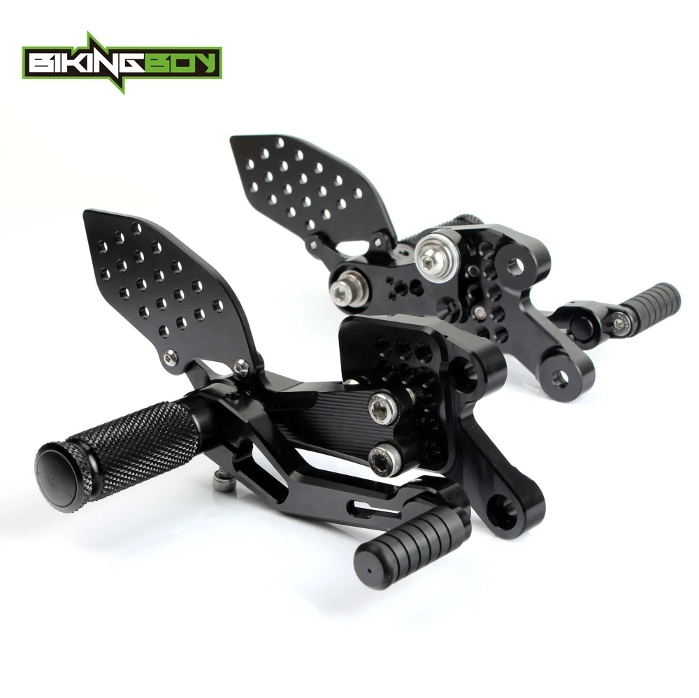 BIKINGBOY полный комплект из алюминиевого сплава Rearsets опорные подножки для YAMAHA FZ1 1000