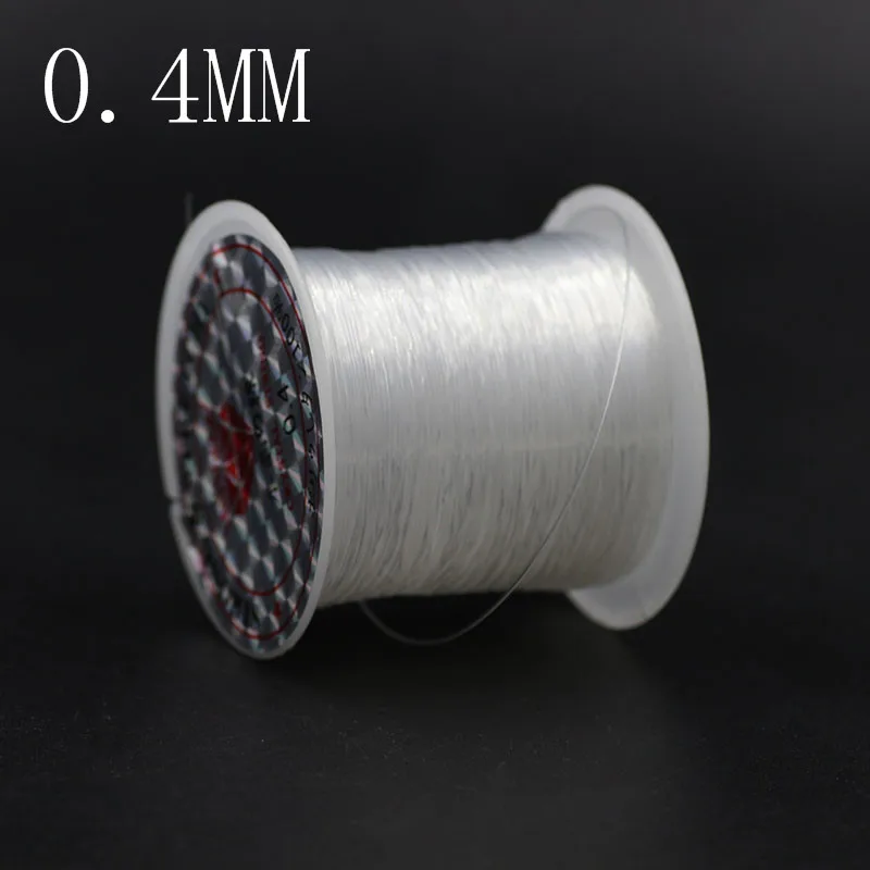 

1PCs/Lot DIY Crystal Beading Cord Line,Transparent Clear Round Beading Wire/Cord/String/Thread Jewelry Making