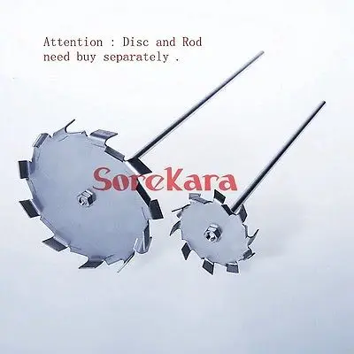 200mm Length Stainless Steel Stir Bar Impeller Tooth Type Dispersed Disc Rod | Канцтовары для офиса и дома