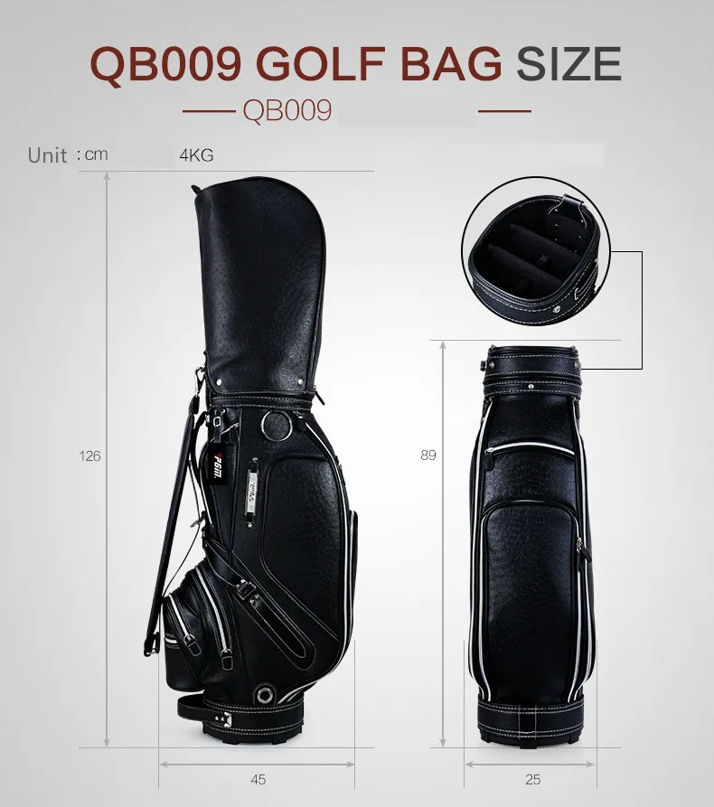 

PGM Golf Bag Large Capacity Golf Bag Portable Golf Sport Bag