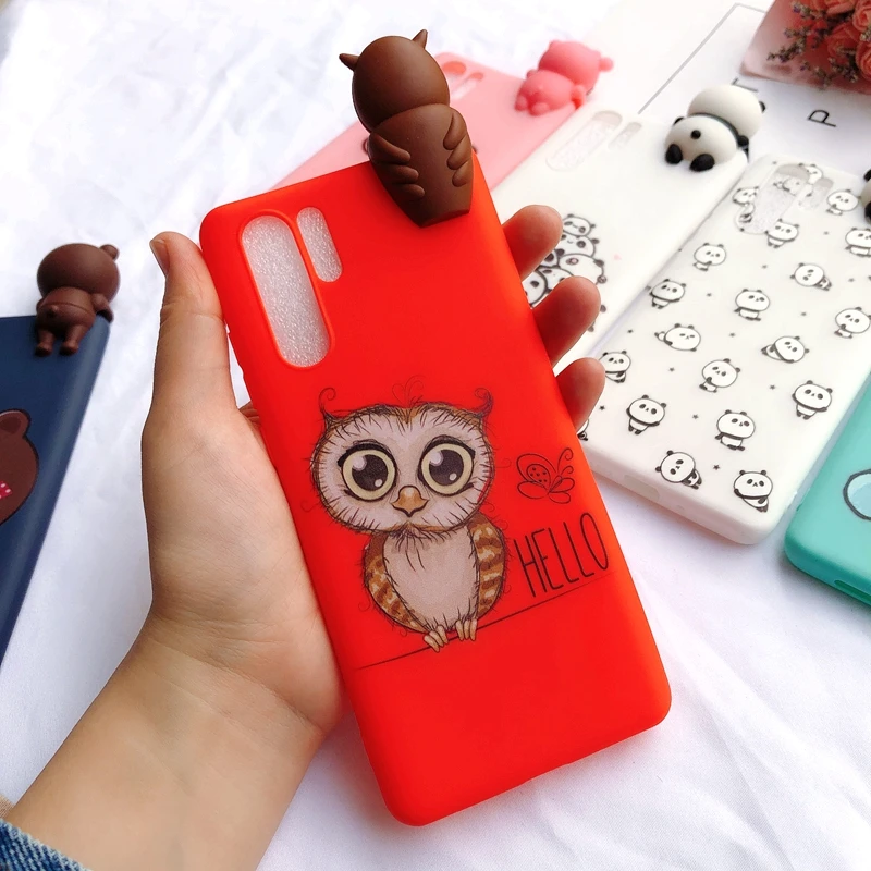 7 P30 Pro Чехол для Etui huawei P30 Pro Чехол 3D Kawaii панда Единорог силиконовый чехол для Funda huawei P30 Lite P30Pro чехол для телефона - Цвет: 7
