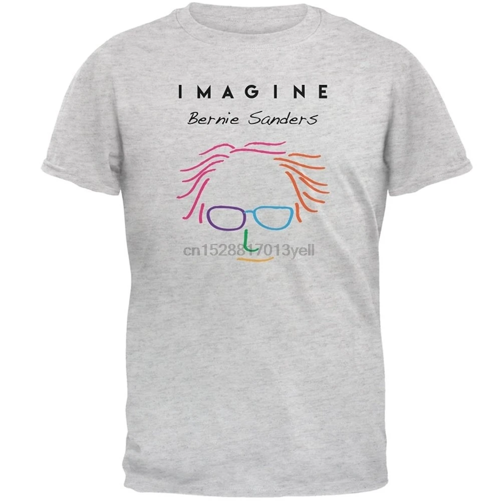 2018 новая брендовая одежда коллекция 2016 года Bernie Sanders Imagine Light Heather серая взрослая