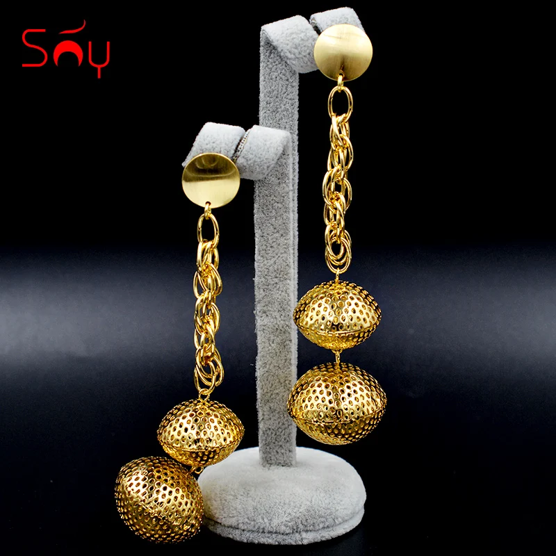Sunny Jewelry эффектные ювелирные изделия женские большие длинные висячие бриллианты