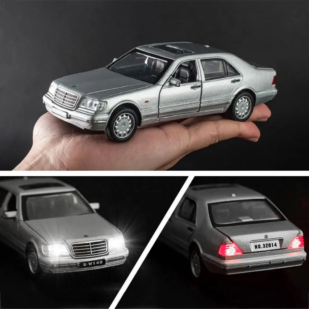 1:32 модель автомобиля из сплава Mercedes Benz звуковой светильник игрушечный