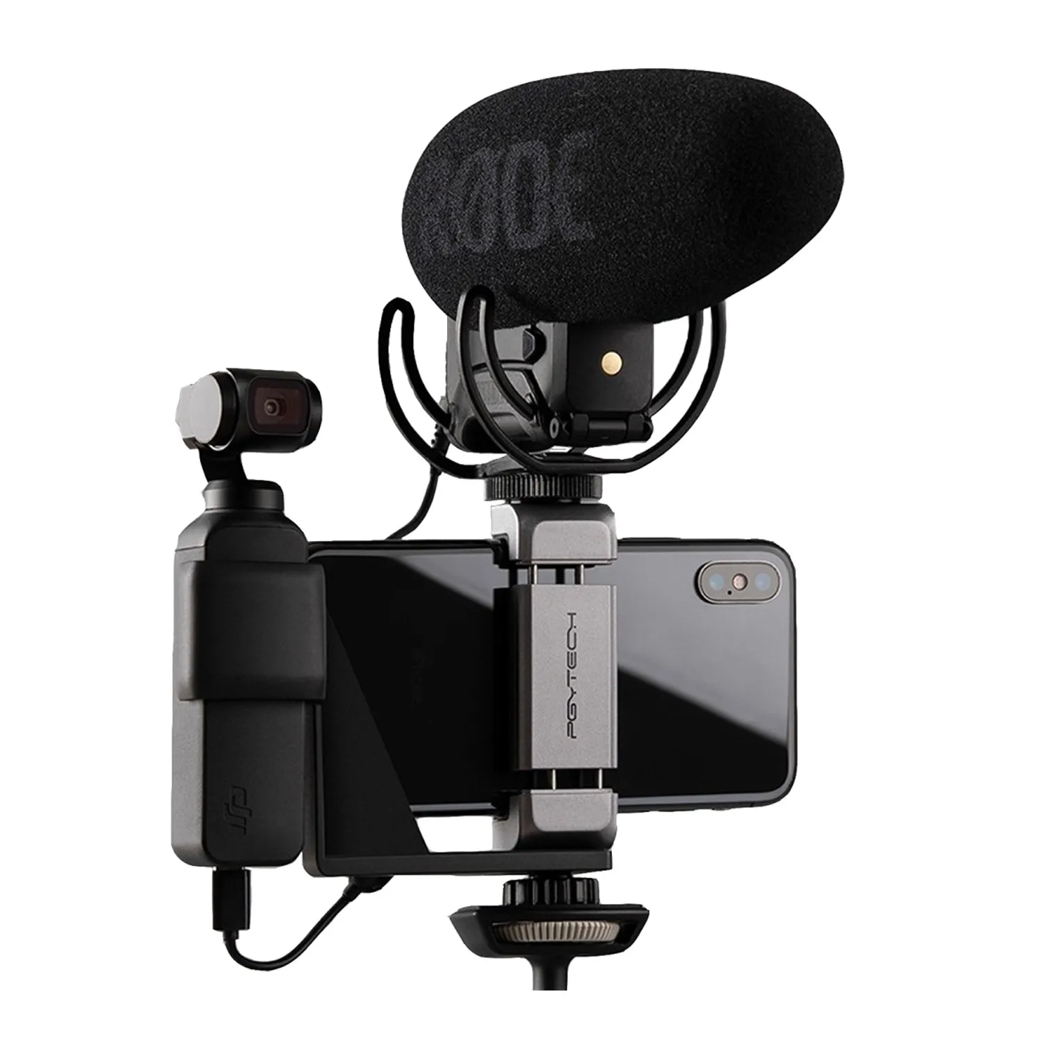 HolaFoto PGYTECH держатель для телефона Комплект DJI OSMO карман с 1/4 винтовым отверстием и