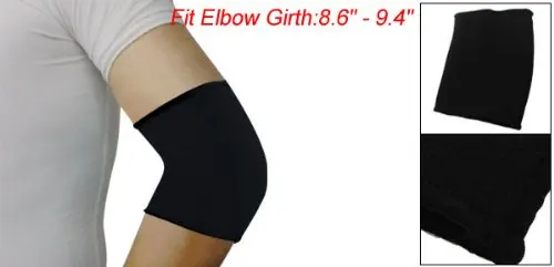 Хорошая сделка спортивный черный эластичный неопрен локоть поддержка рукав