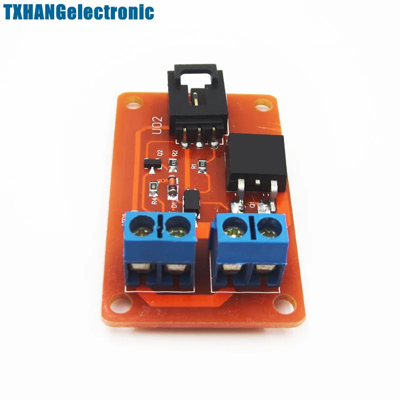 1 Channel Route MOSFET Button IRF540 + Switch Module | Электронные компоненты и принадлежности