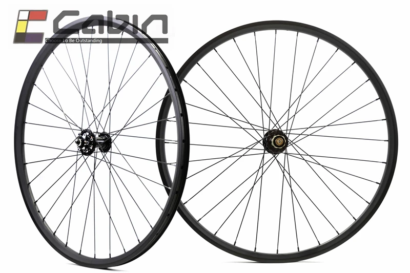 27 мм Широкие MTB 29er Углеродные колеса 29-дюймовый горный велосипед углеродное