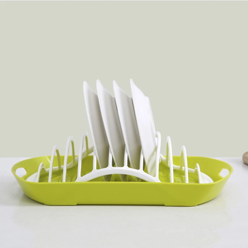 Креативный пластиковый стеллаж для хранения тарелок и многофункциональный