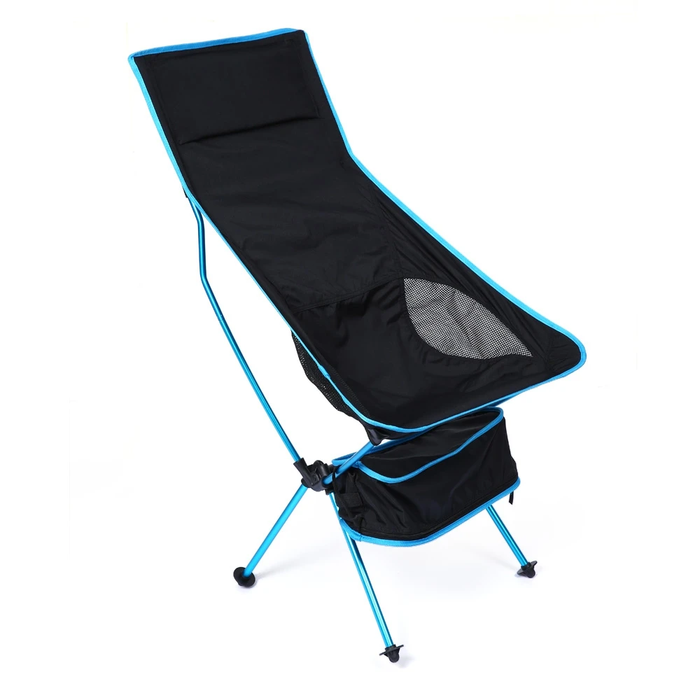 Переносное складное рыболовное кресло для кемпинга съемное из алюминиевого