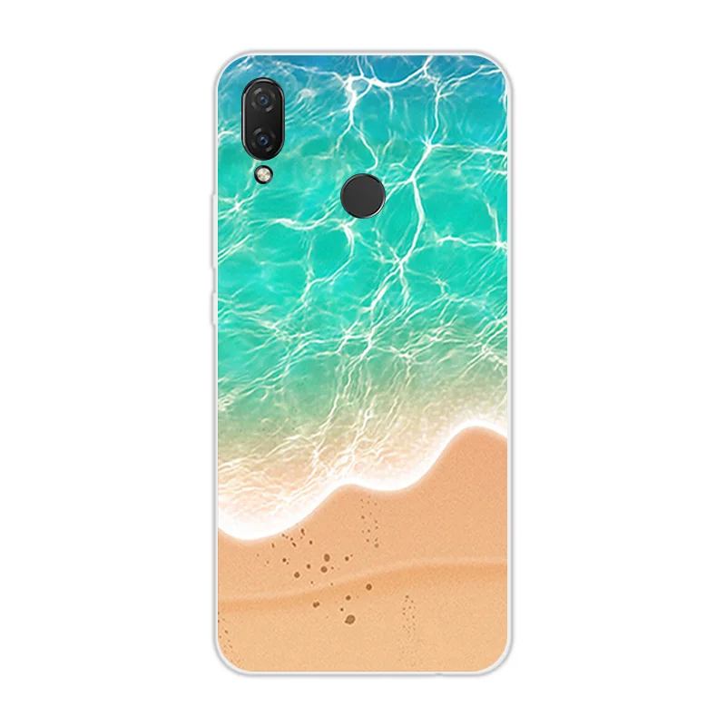 Чехлы для Huawei nova 3i роскошный ТПУ Мягкий силиконовый чехол телефона 6 3 дюйма Fundas P