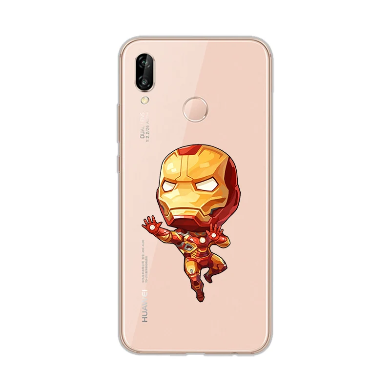 ciciber Phone Cases for Huawei P20 P8 P9 P10 Mate 20 10 9 Lite 2017 X Pro Soft TPU Back Cover P Smart 2019 Marvel |