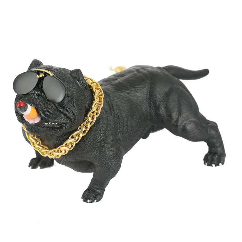 Car Dog Decor Interior Simulation Bully Doll Accessories Ornaments F-Best | Автомобили и мотоциклы