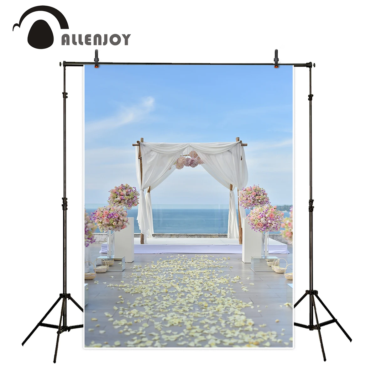 Студийный фон для фотосъемки Allenjoy с изображением празднования свадьбы
