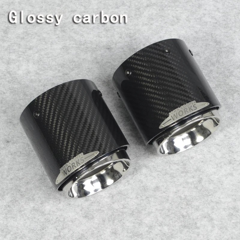 Насадки из углеродного волокна для глушителей Mini Cooper Countryman/Clubman R55/R56/RR60/R61/F54/F55/F56